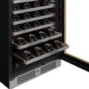 24 in. 53 Bottle Built-In Single Zone Panel Ready Wine Refrigerator 