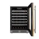 24 in. 53 Bottle Built-In Single Zone Panel Ready Wine Refrigerator 