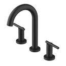 PARMA TRIM LINE 2H WIDESPREAD LAVATORY FAUCET W/ METAL TOUCH DOWN DRAIN 1.2GPM SATIN BLACK 