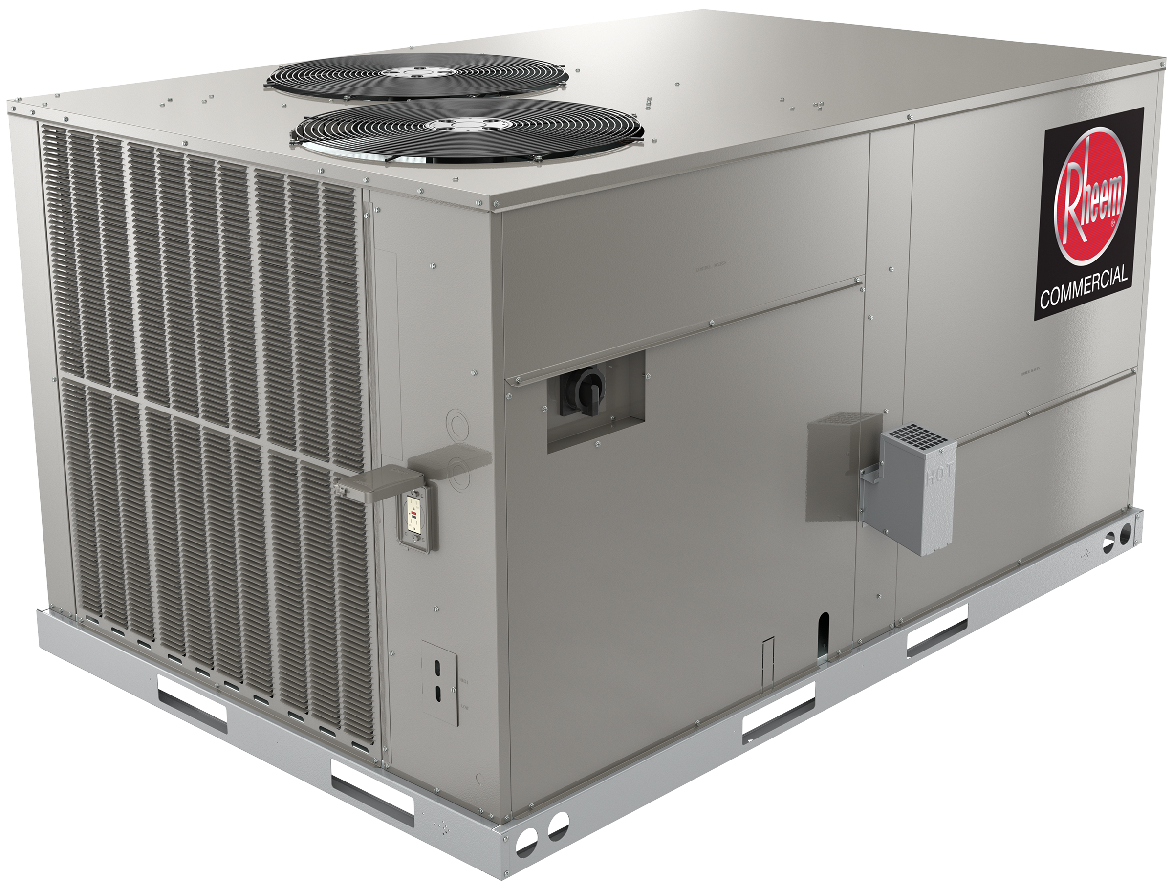 Rheem R-410A Two Stage Commercial Packaged Air Conditioner 