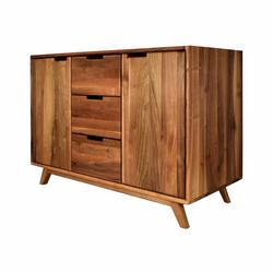 48 in. Floor Mount Vanity in Walnut