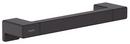 13-7/10 in. Towel Bar in Matte Black