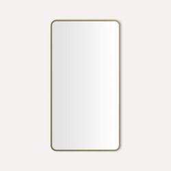 23-1/4 x 43-5/8 in. Recessed and Surface Mount Medicine Cabinet in Aged Brass