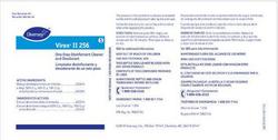 VIREX II 256 DISINFECTANT CLNR LABEL