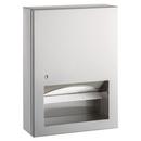 Surface-Mounted Paper Towel Dispenser in Stainless Steel 