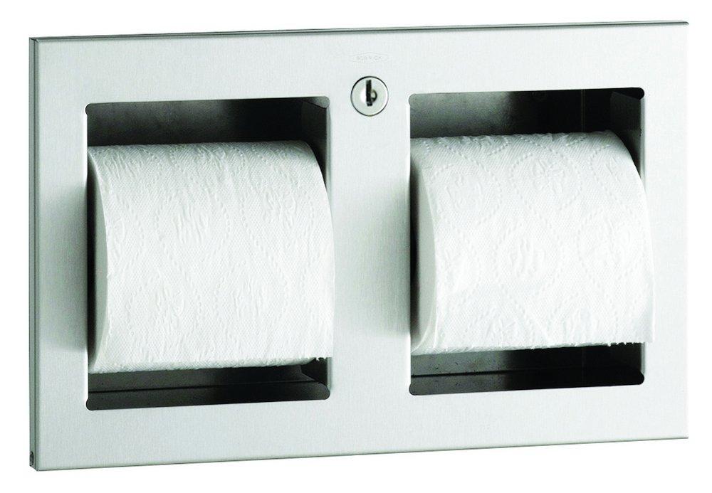 Multi Roll Toilet Paper Dispenser in Stainless Steel 