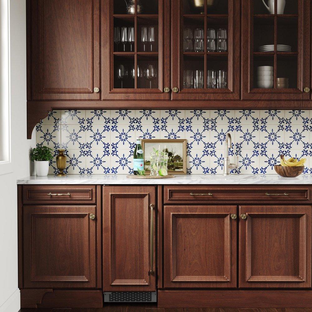 33-3/4 in. 26 lb Gourmet Ice Maker with Gravity Drain and Panel Ready Door - Left Hinged 