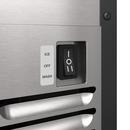 33-3/4 in. 26 lb Gourmet Ice Maker with Drain Pump and Panel Ready Door - Right Hinged 