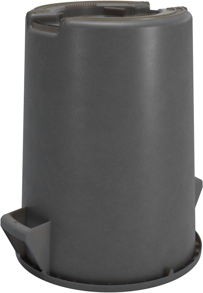 32 GAL BRONCO RND TRASH CAN GRAY 