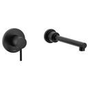 Single Handle Wall Mount Tub Filler in Matte Black