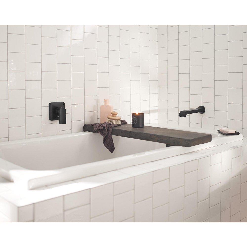 Moen Matte Black Single Handle Wall Mount Filler (Trim Only) 