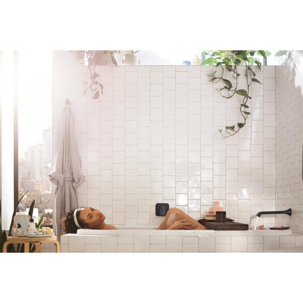 Moen Matte Black Single Handle Wall Mount Filler (Trim Only) 