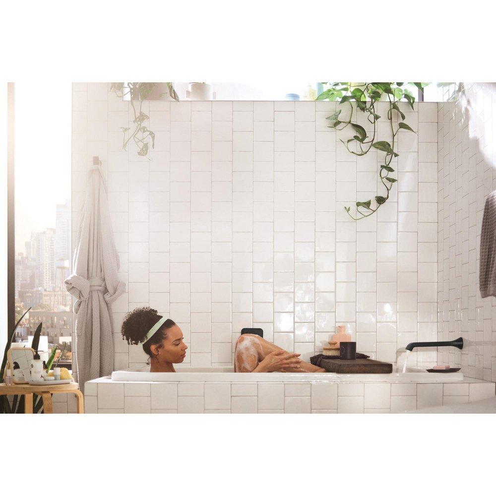 Moen Matte Black Single Handle Wall Mount Filler (Trim Only) 