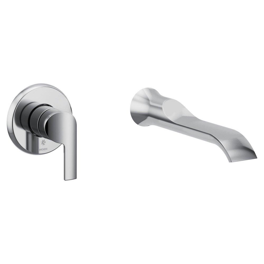 CHROME ONE-HANDLE NON DIVERTER TUB FILLER 