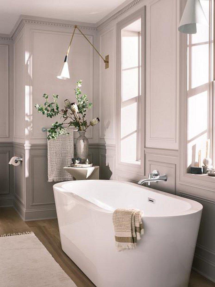 CHROME ONE-HANDLE NON DIVERTER TUB FILLER 