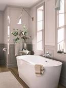 CHROME ONE-HANDLE NON DIVERTER TUB FILLER 