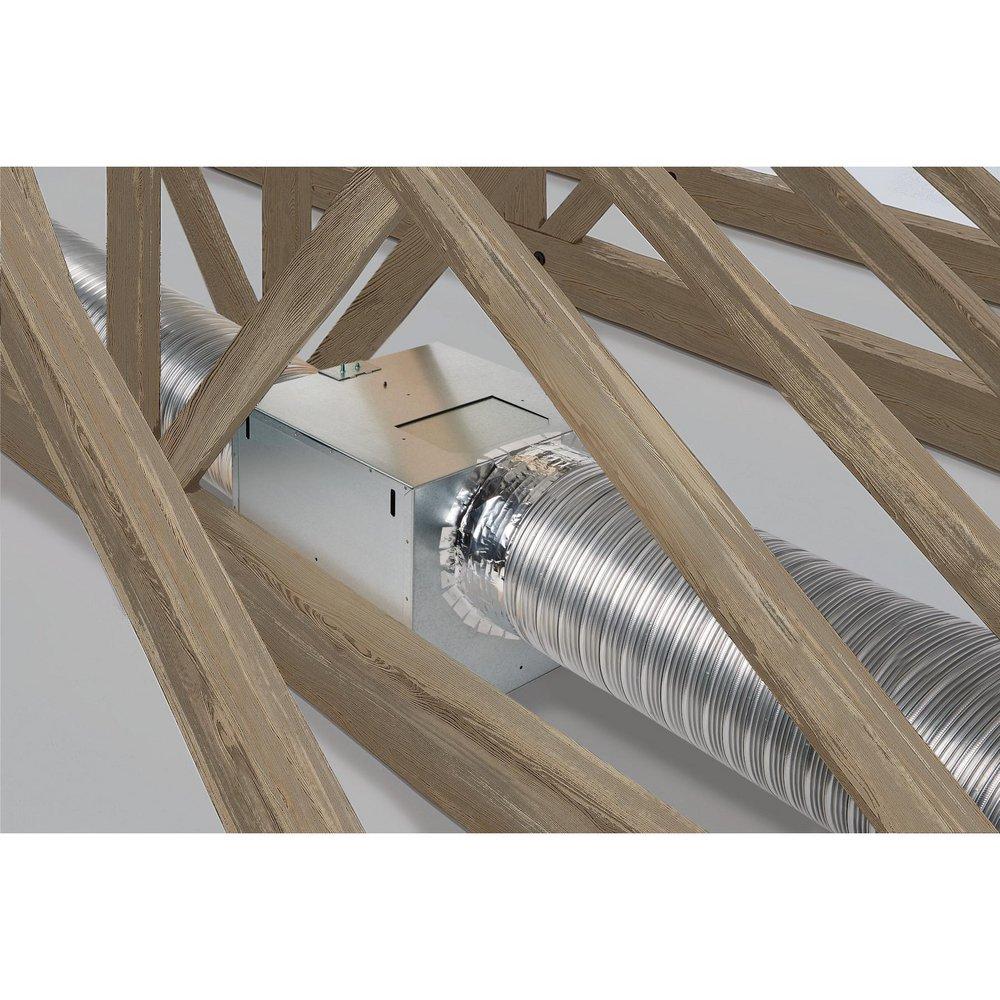 Broan-NuTone White Light Commercial Ceiling Mount Ventilation Fan in White - Energy Star Rated 
