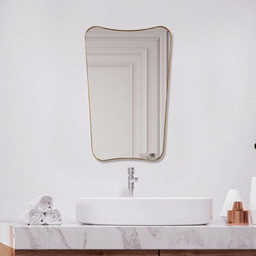 BELVOIR BRASS MIRROR 