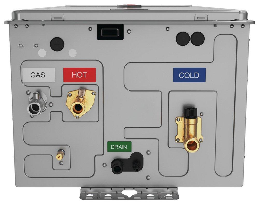 Rheem 200W Indoor Condensing Natural Gas and Propane Tankless Water Heater 