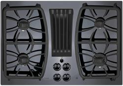 4-Burner 11500 BTU Sealed Cooktop in Black