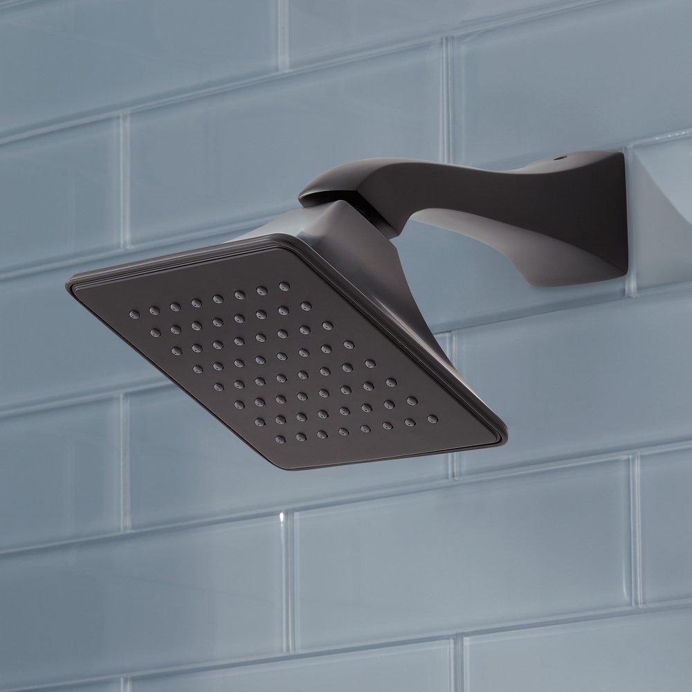 SIMPLE SELECT DUAL SHOWER HEAD SHOWER SYSTEM  MATTE BLACK 