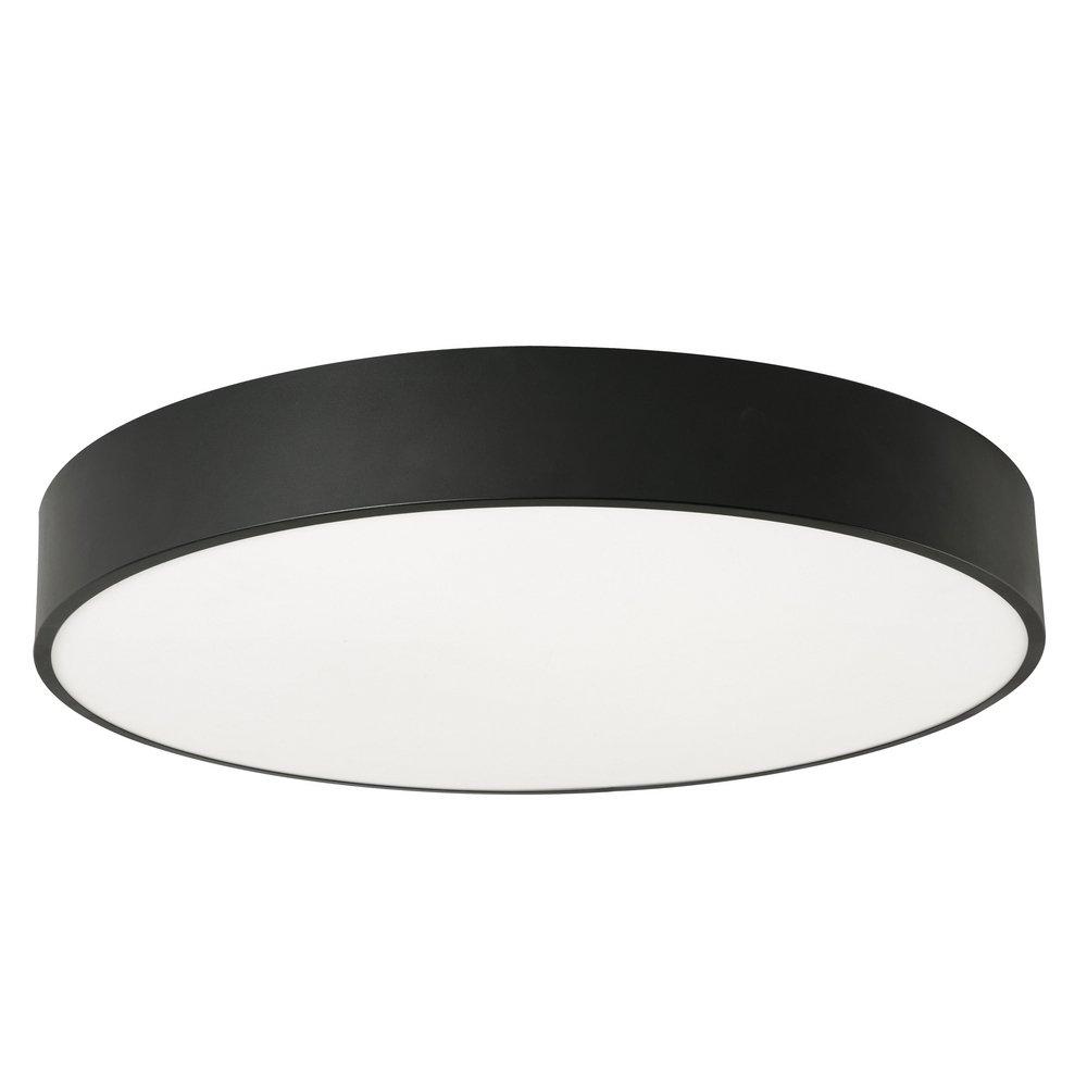 BAILEY 30 FLUSH MOUNT - BLACK 