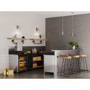 SINGLETON COLLECTION ONE-LIGHT 14 BRUSHED NICKEL FARMHOUSE MEDIUM PENDANT LIGHT WITH CLEAR GLASS SHADE 