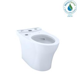 Elongated Floor Mount Bowl Toilet in Cotton