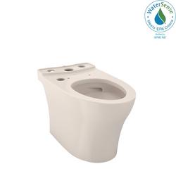 Elongated Floor Mount Bowl Toilet in Sedona Beige