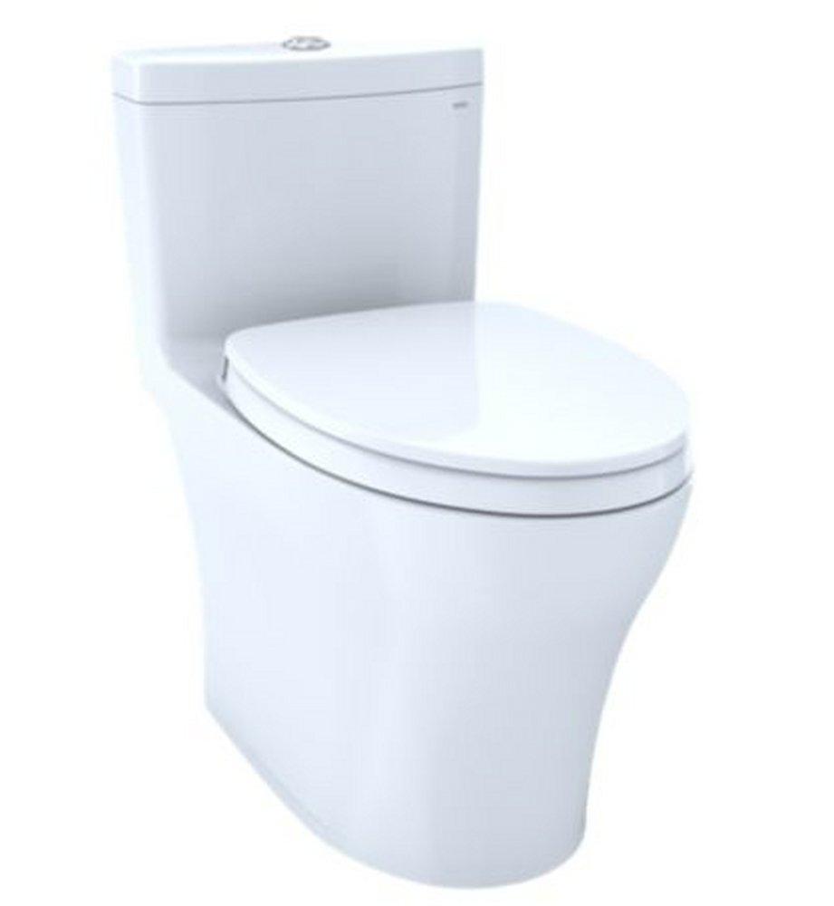 TOTO Cotton 0.9 and 1.28 gpf Elongated Floor Mount One Piece Toilet 