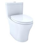 0.8 gpf/1.28 gpf Elongated Dual Flush One Piece Toilet in Cotton
