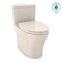 0.8 gpf/1.28 gpf Elongated Dual Flush One Piece Toilet in Sedona Beige 