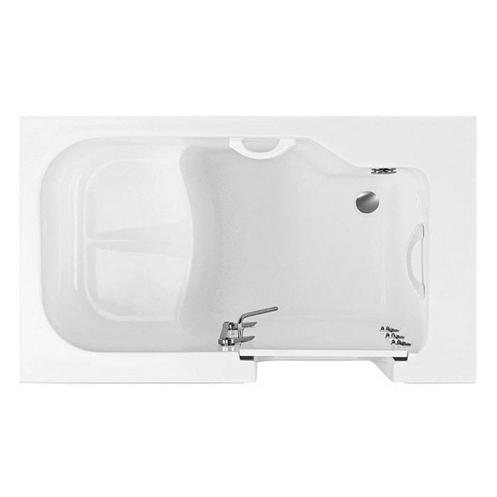 WALK-IN ACRYLIC CXL ALCOVE RADIANCE & AIR BATH - WHITE 51.5X30.25 
