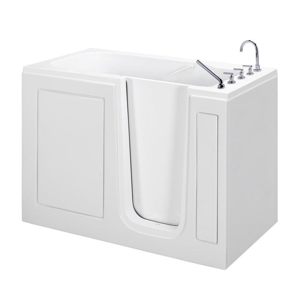 WALK-IN ACRYLIC CXL ALCOVE WHIRLPOOL - WHITE 51.5X30.25 