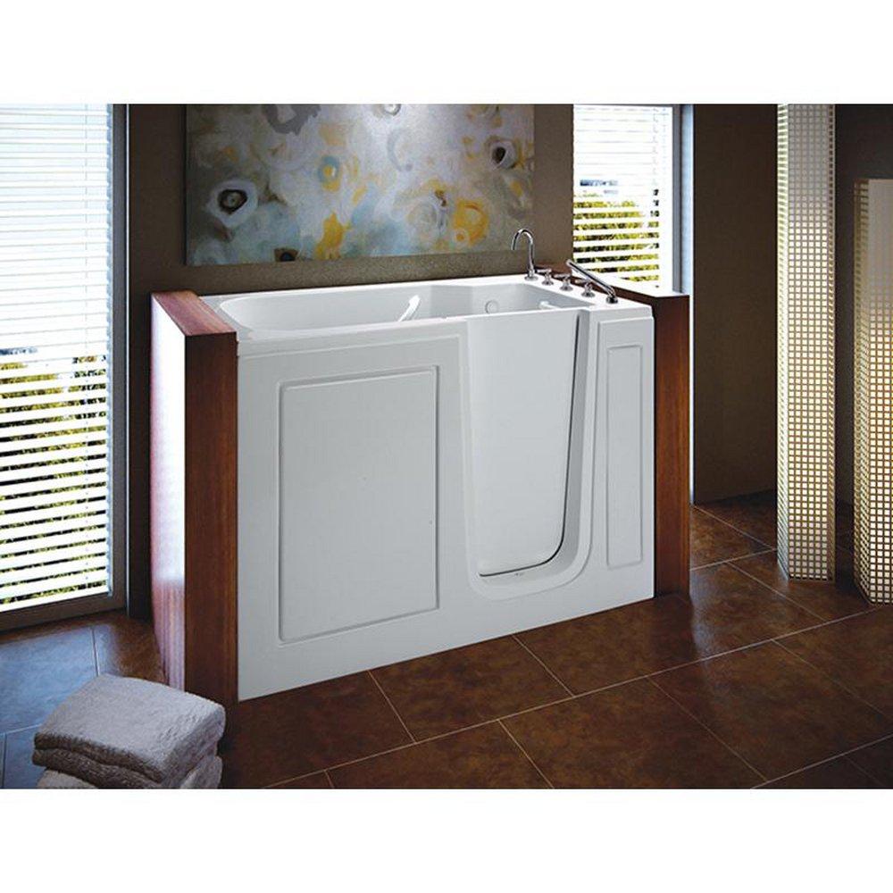 WALK-IN ACRYLIC CXL ALCOVE WHIRLPOOL - WHITE 51.5X30.25 