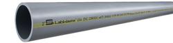 6 in. x 10 ft. 180 psi 220F Schedule 40 Standard CPVC Pipe in Grey