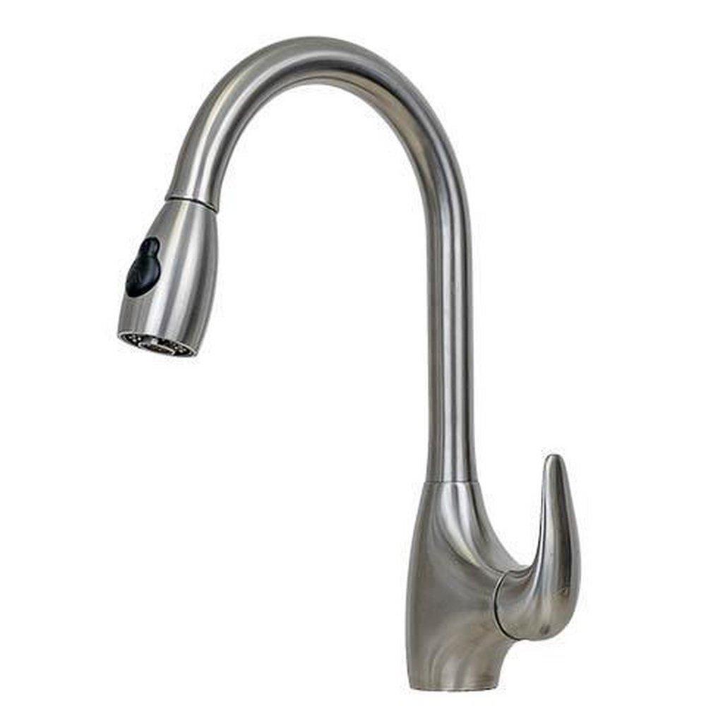 Eclipse Distribution Stainless Steel Single Handle Pull Out Kitchen Faucet 