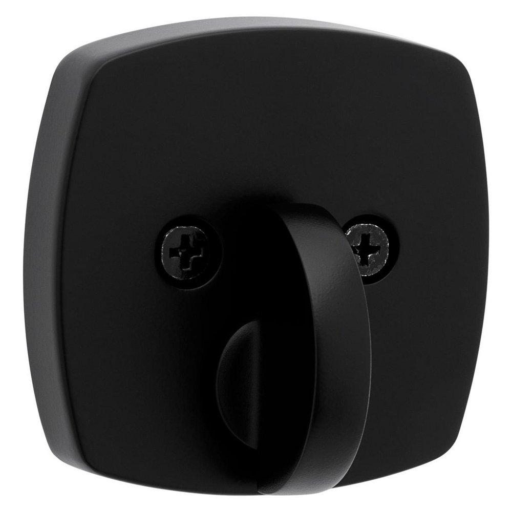 Kwikset Matte Black Deadbolt Lock in Matte Black 