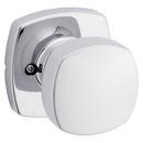 ARROYO PASSAGE HALL/CLOSET KNOB WITH SOFT MODERN ROSE IN POLISHED CHROME 