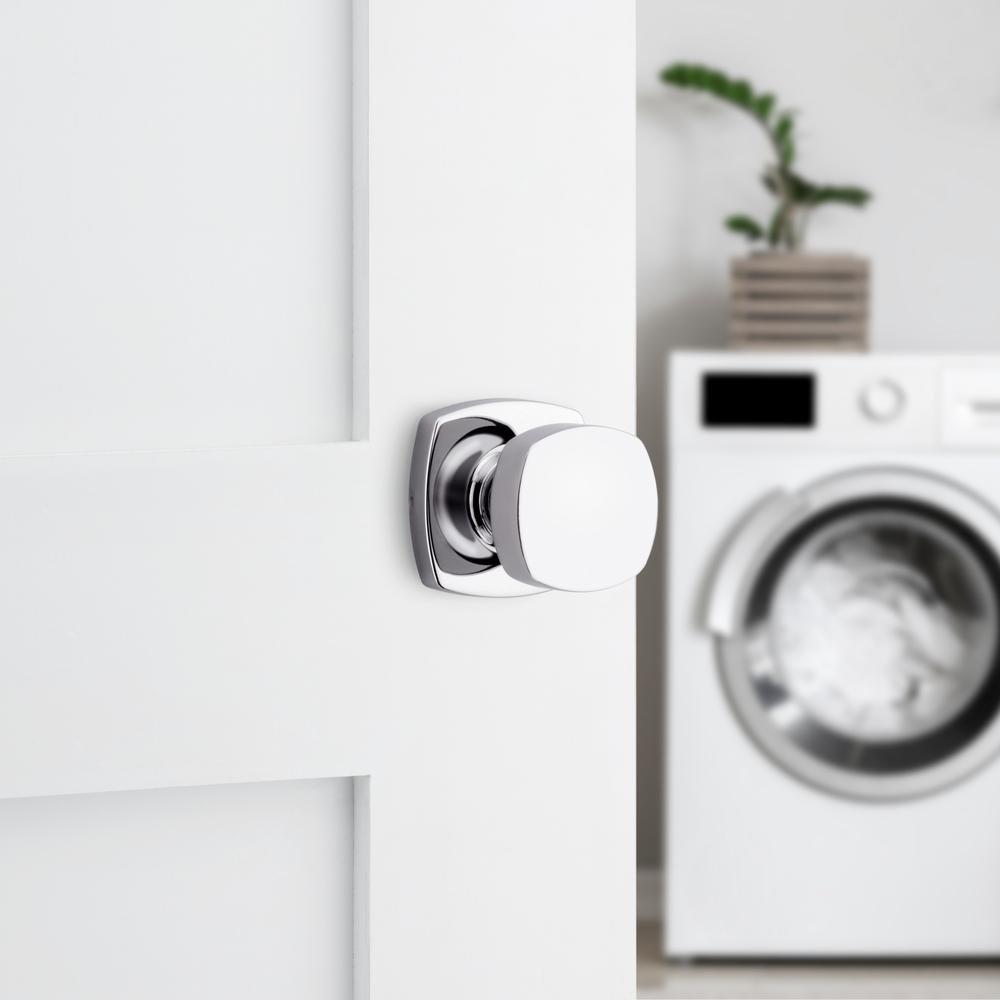 Passage Door Knob in Polished Chrome 