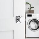 Passage Door Knob in Polished Chrome 