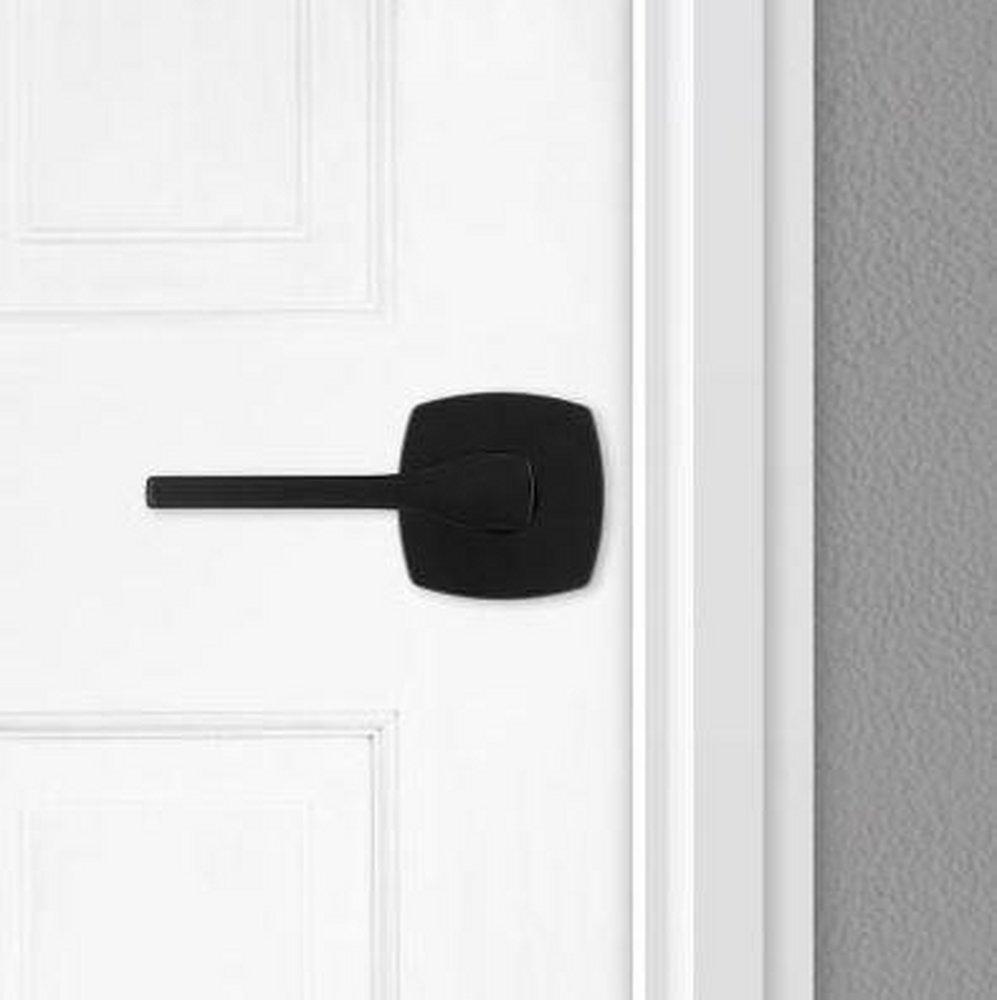 Kwikset Matte Black Passage Lever 