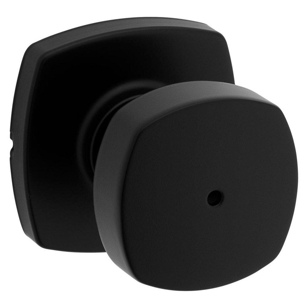 Kwikset Matte Black Privacy Knob 