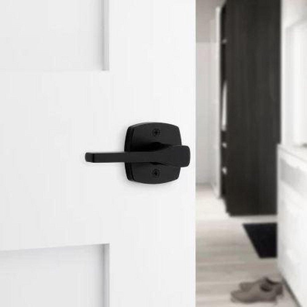 Kwikset Matte Black Privacy Lever 