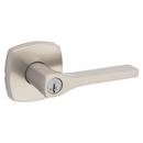 Keyed Lever in Satin Nickel