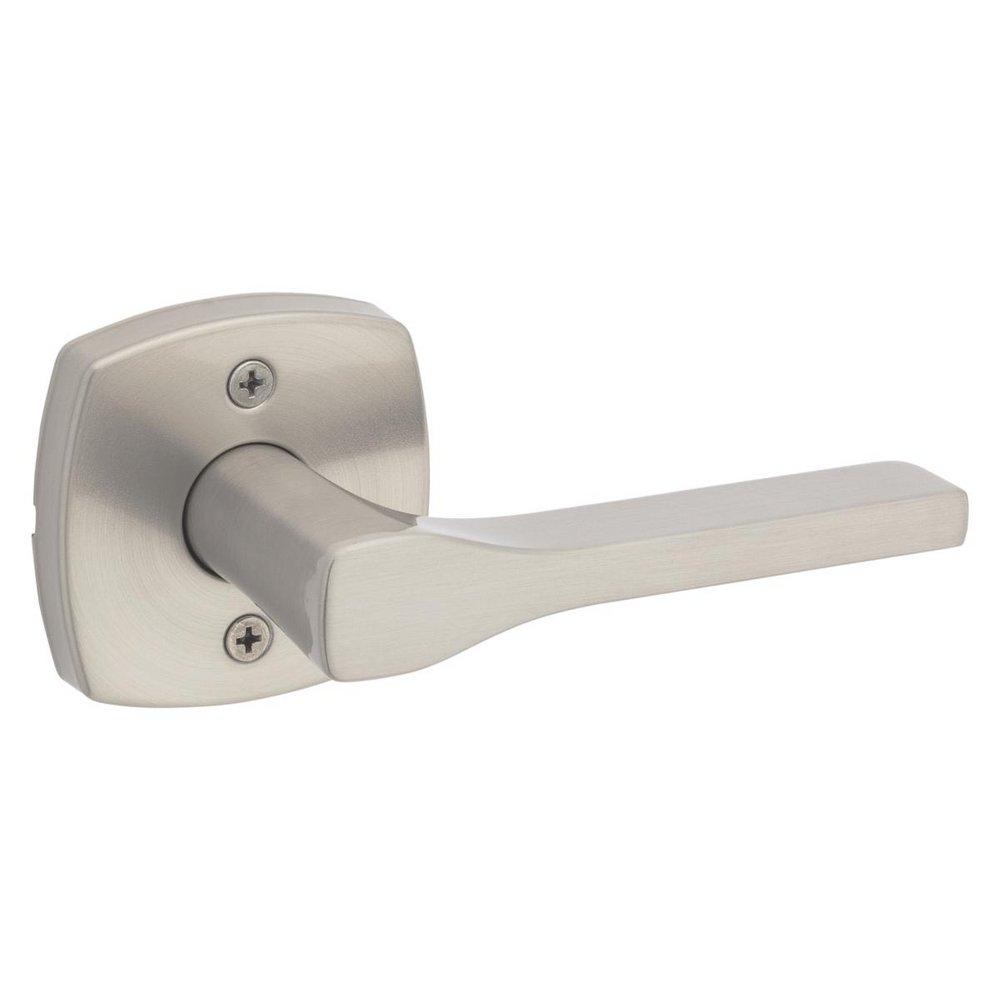 TRIPOLI HALF DUMMY LEVER WITH SOFT MODERN ROSE IN SATIN NICKEL 