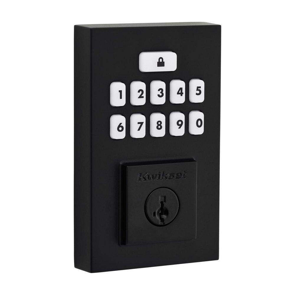Kwikset Matte Black Deadbolt Lock 