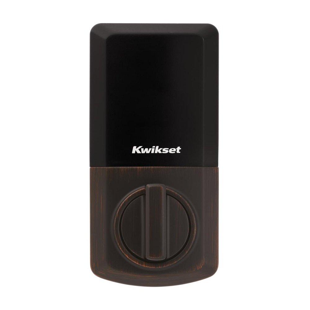 Kwikset Venetian Bronze Deadbolt and Keyless Entry Lock 
