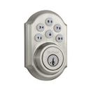 Deadbolt and Keyless Entry Lock in Satin Nickel