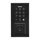 Kwikset Matte Black Deadbolt and Keyless Entry Lock in Matte Black 